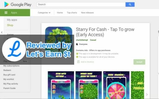 Starry For Cash review cover