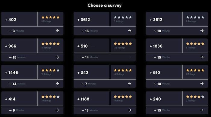 FreeCash surveys