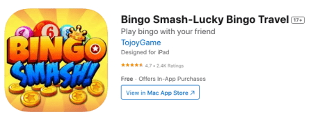 Bingo Smash - Lucky Bingo Travel - App Store