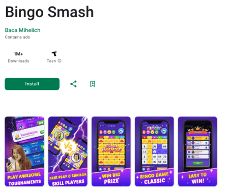 Bingo Smash by Baca Mihelich - Play Store